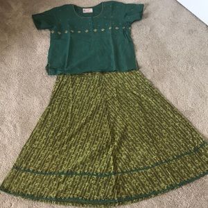 Skirt and top